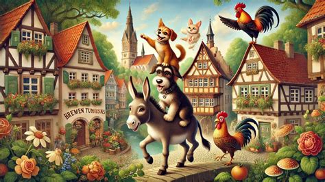  The Bremen Town Musicians -  An Ensemble of Castoffs Seeking Glory and Adventure!